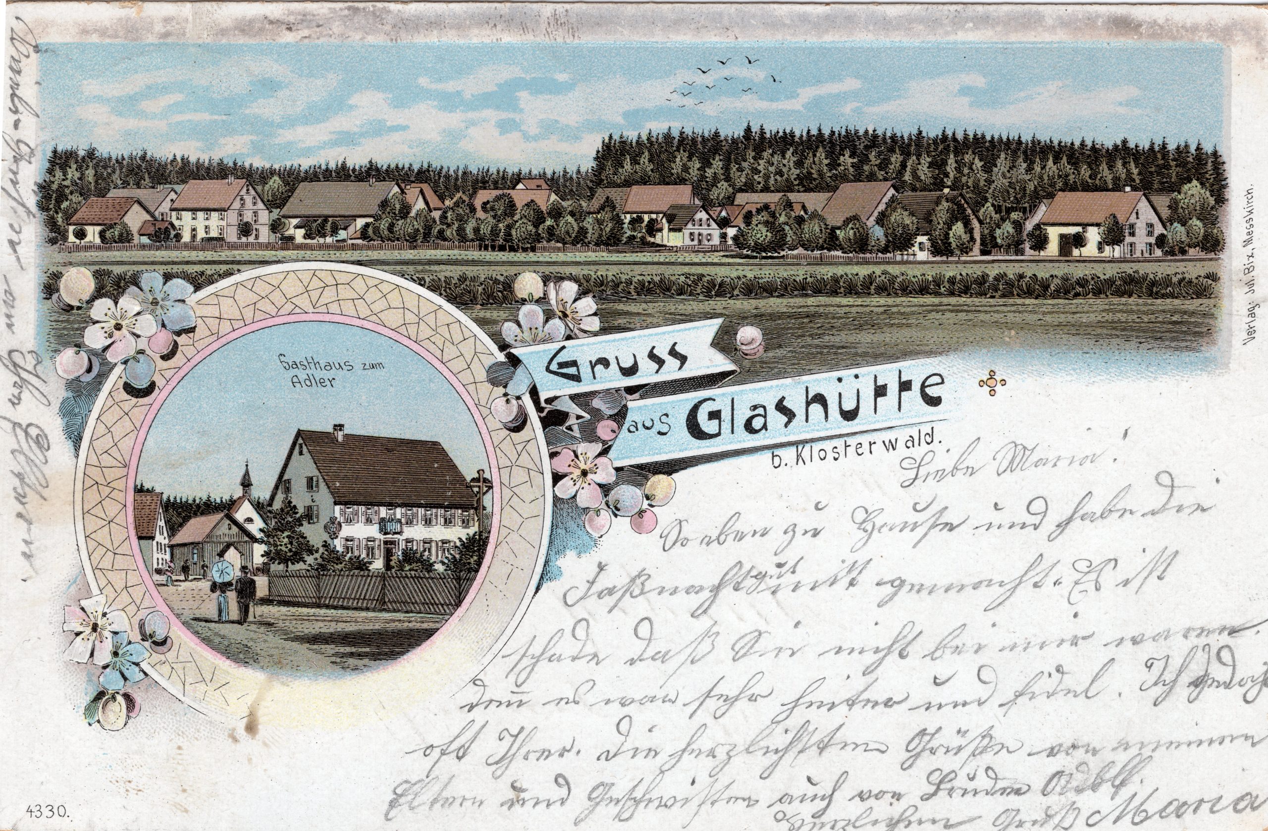 Postkarten von Glashütte